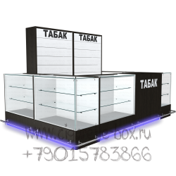 Стеклянные прилавки для табачных магазинов.серия Вирджиния