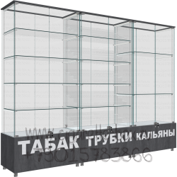 Стеклянные витрины для демонстрации табачных аксессуаров