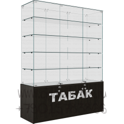 Стеклянные витрины для табачных магазинов.серии Дукат