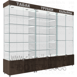 Витрины с подтоварной тумбой для табачной продукции