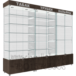 Витрины с подтоварной тумбой для табачной продукции