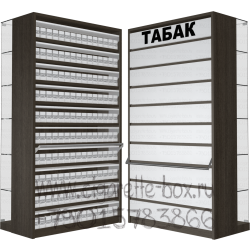 Витрины шкафы для сигарет с синхронными дверками