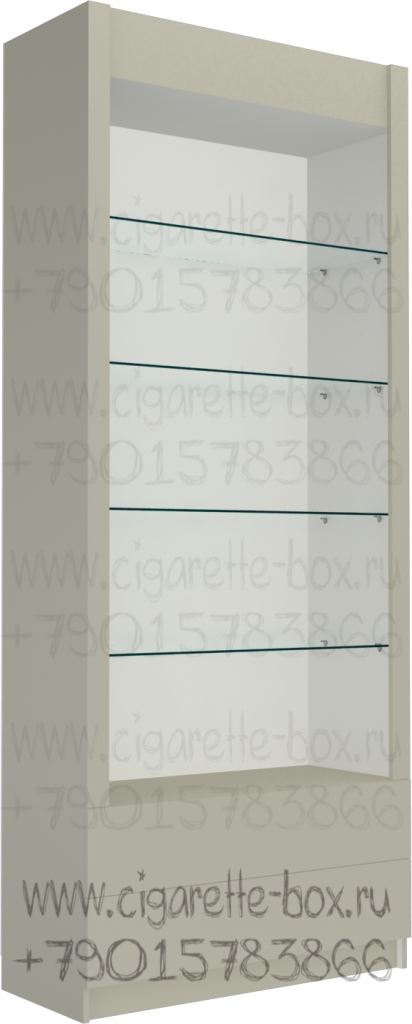 Стеллаж витрина с стеклянными полками для табачных аксессуаров|Стеллаж .