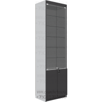 Витрина из лдсп с пятью стеклянными полками