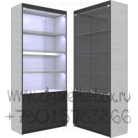 Витрина с тремя полками из лдсп