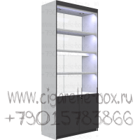 Витрина торговая с тремя полками лдсп