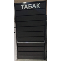 Фото шкафа для продажи сигарет с десятью складными створками на 140 видов сигарет