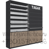 Шкаф для сигарет с синхронными дверками