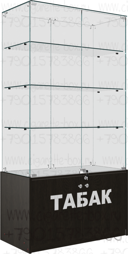 Стеклянная торговая витрина для табачного магазина|Стеклянная витрина в ...