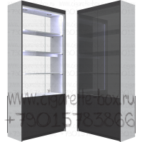 Витрина с тремя полками ЛДСП